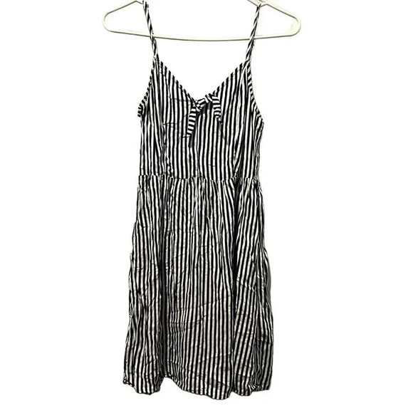 H&M Divided Nautical striped tank dress casual size 4 - Picture 1 of 5